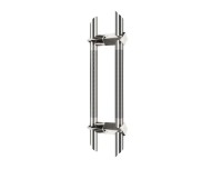 TAY CỬA KÍNH INOX - VÁT CHẤM BI