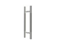 TAY CỬA KÍNH INOX - 2 ĐẦU BÓNG